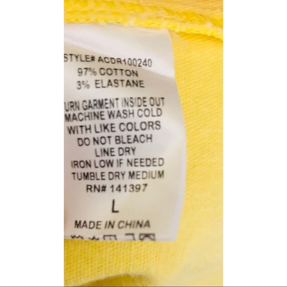 ASTR the label lemon drop andi midi dress yellow L - Picture 11 of 12